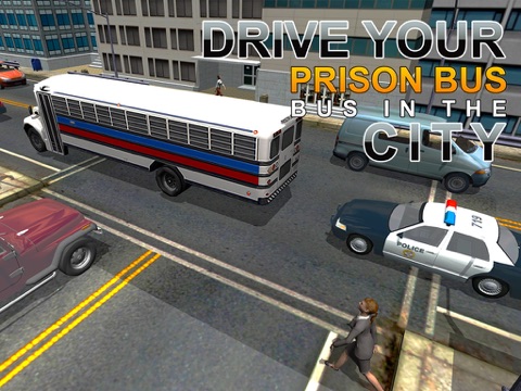 Полиция тюрьмы Автобус долг - Алькатрас тюрьма уголовное моделирование Транспортер для iPad