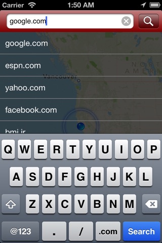 IPTrace screenshot