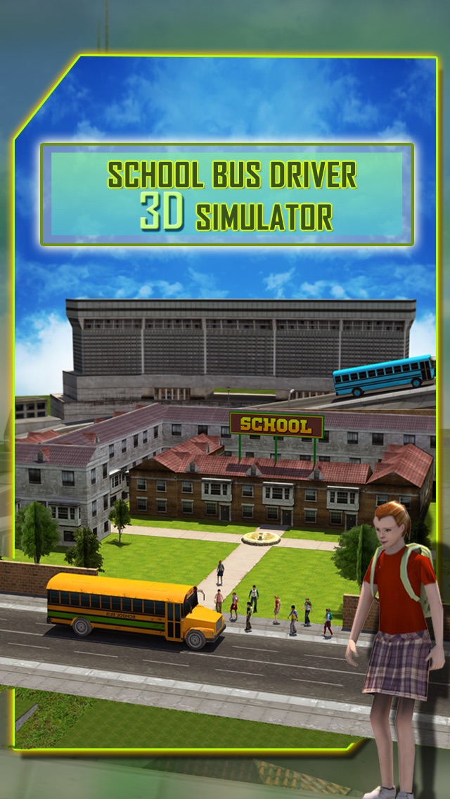 School Bus Driver 3D Simulatorのおすすめ画像1