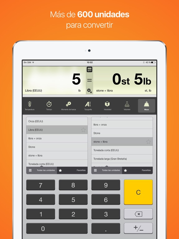 Captura de pantalla del iPad 5
