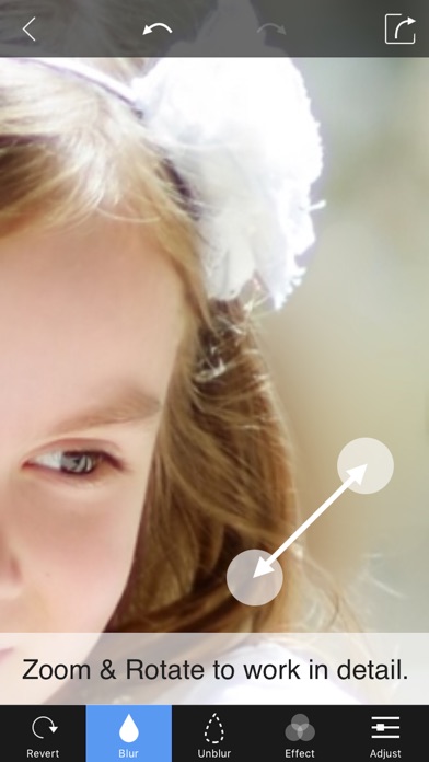Screenshots of Blur Photo Background - Touch Blur Effect Editor for iPhone