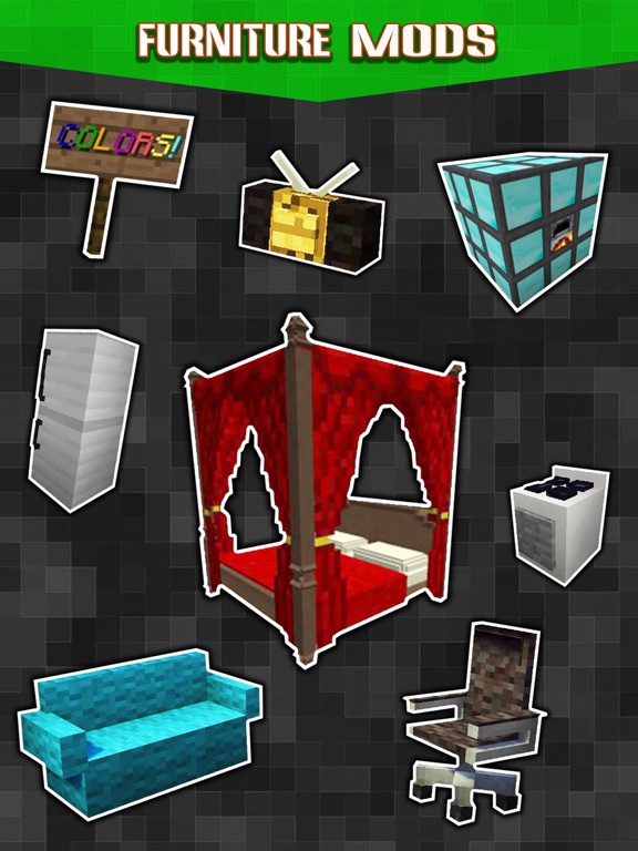 Screenshots of New Furniture Mods - Pocket Wiki & Game Tools for Minecraft PC Edition for iPad