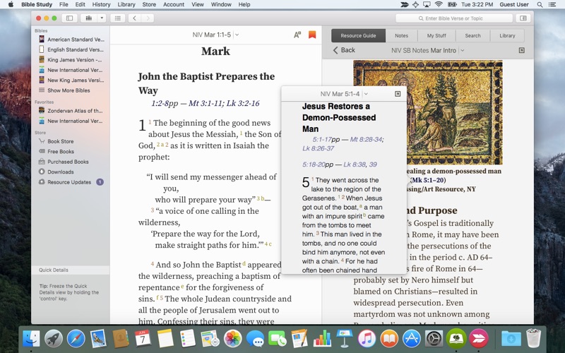 Online bible for mac