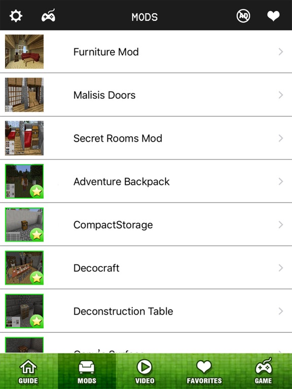 Screenshots of Furniture Mod, Guide, Video - Game Pocket Wiki for Minecraft PE & PC Edition for iPad