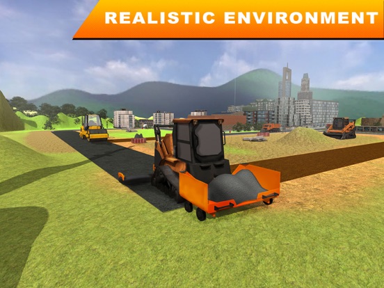 道路建筑施工城3D - 实挖掘机起重机和工程车