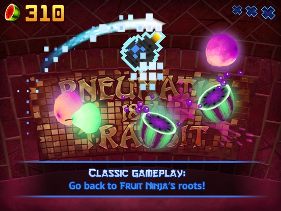 Screenshots of Fruit Ninja for iPad