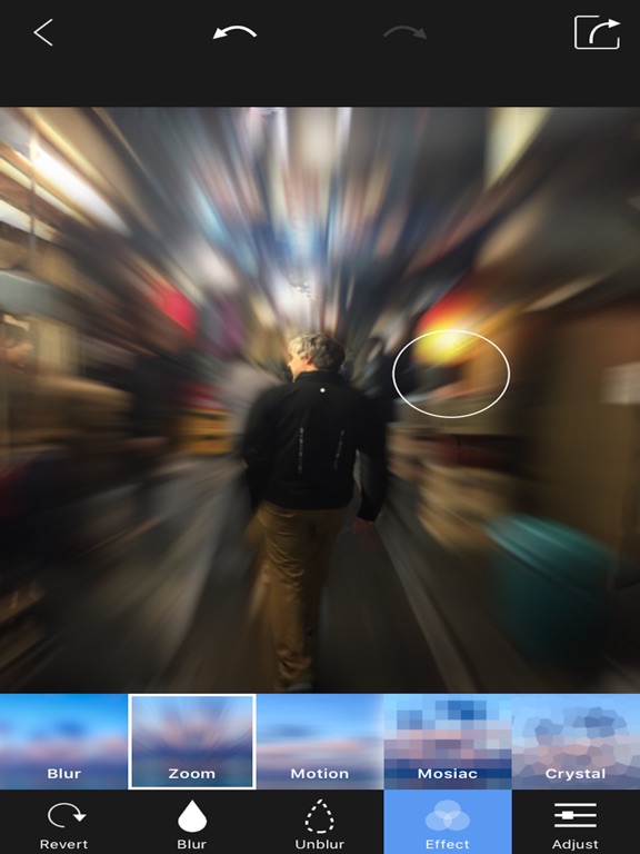 Screenshots of Blur Photo Background - Touch Blur Effect Editor for iPad