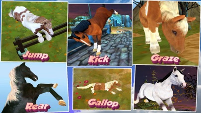 Screenshots of Horse Quest Online 3D Simulator - My Multiplayer Pony Adventure for iPhone