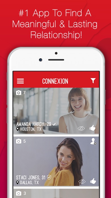 Connexion - Connecting Singles for iOS/Android - Popular Dating App Image