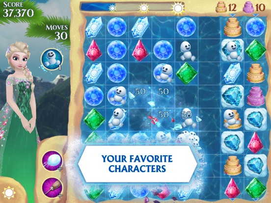 Screenshots of Frozen Free Fall for iPad
