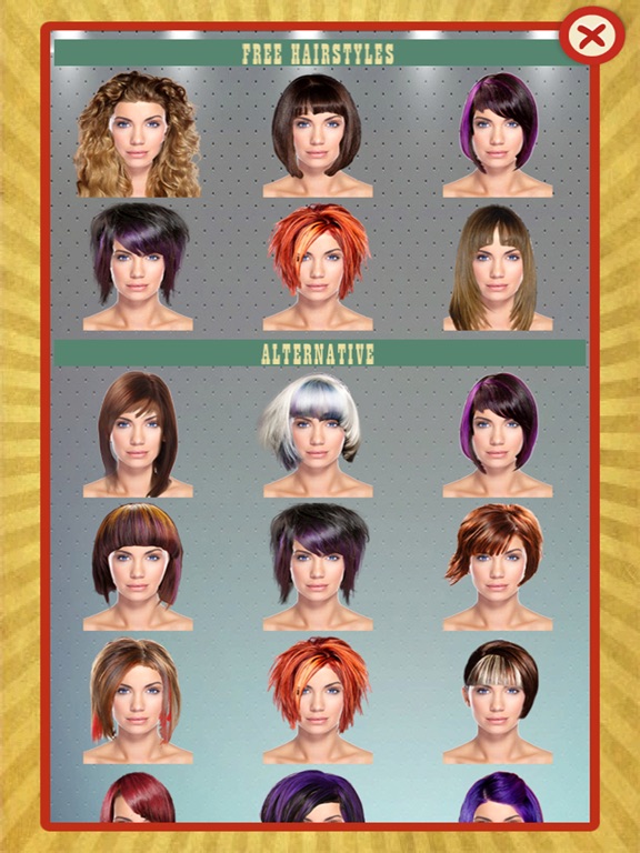 Your Perfect Hairstyle - Try On New Look In Seconds On The App Store iPad Screenshot 3 - Your Perfect Hairstyle - Try On New Look In Seconds On The App Store