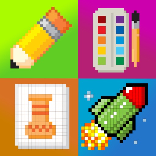 Pixel draw Coloring & pixel art tool cool painting game for kids