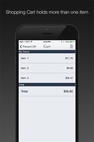 Percent Off - Sale Price screenshot