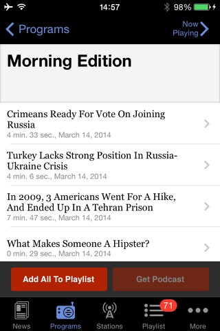 NPR screenshot