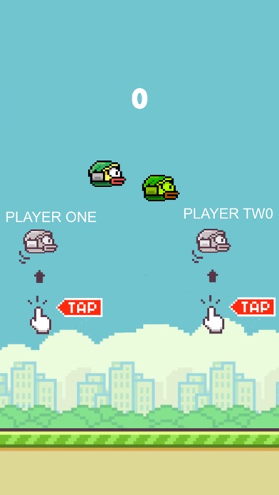 Flappy 2 Players - 彼らは鳥をピクセルのスクリーンショット2 Flappy 2 Players - 彼らは鳥をピクセルのスクリーンショット2