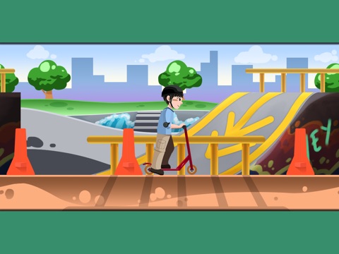 A Scooter Hero - Turbo Skyline Game для iPad
