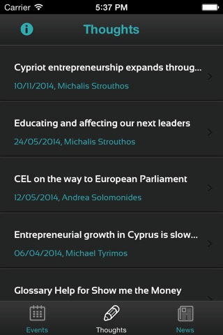 Screenshot of Cypriot Enterprise Link