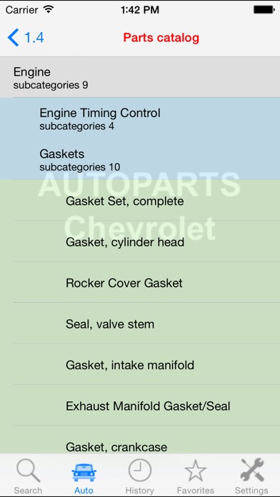 Autoparts for Chevrolet screenshot1