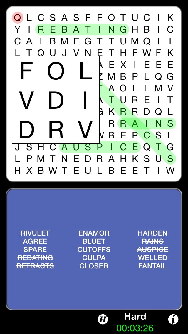 On-Core Wordfind screenshot1