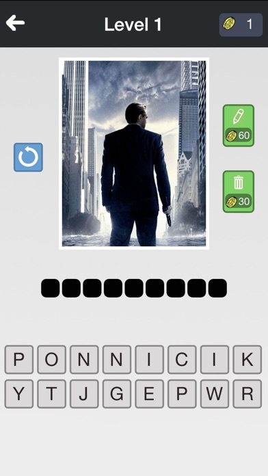 Screenshots of Movie Quiz - Cinema, guess what is the movie! for iPhone