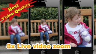 Video Zoom Pro: HD Camera with Live Zoom, Effects, Pause, snapshot photo and Movie Sharingのおすすめ画像2