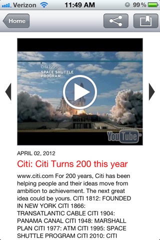 Citi News screenshot