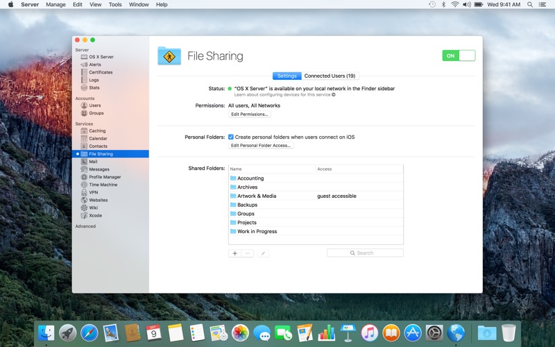 MacOS Server 5.4 (beta 3)