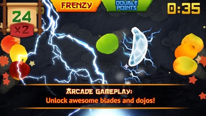 Screenshots of Fruit Ninja for iPhone