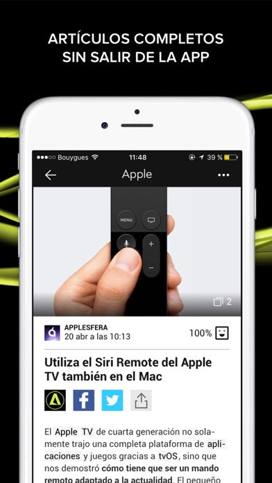 Captura de pantalla del iPhone 2