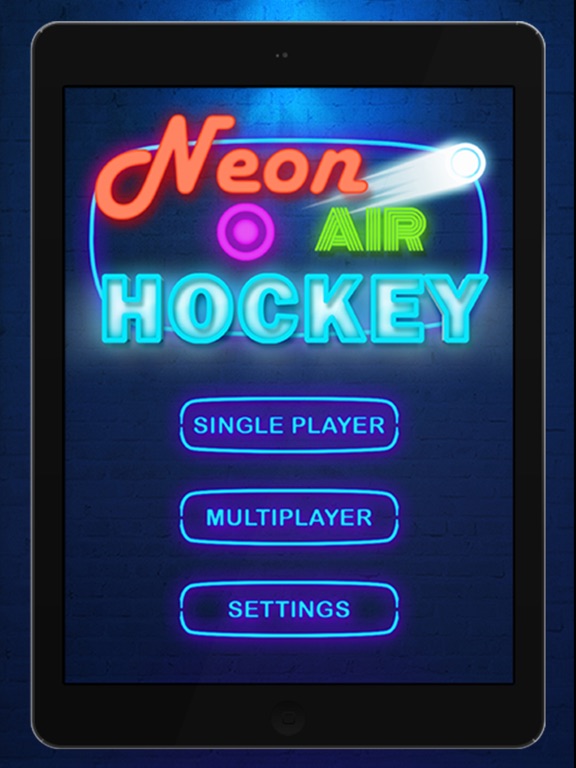 Xоккей неоновые огни : Ice Hockey HD - Air Hockey Neon Perfect Light Animation на iPad