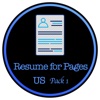 Resume for Pages - Package one for US Letter