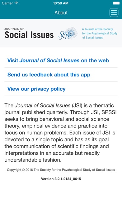 Journal of Social Issues screenshot1