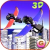 Flying Bike: Police vs Cops - Police Motorcycle Shooting Thief Chase Free Game police shooting videos 