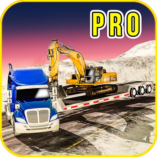 Heavy Machinery Cargo Transporter Truck: Transport Construction Equipment in this Parking Simulator PRO Edition