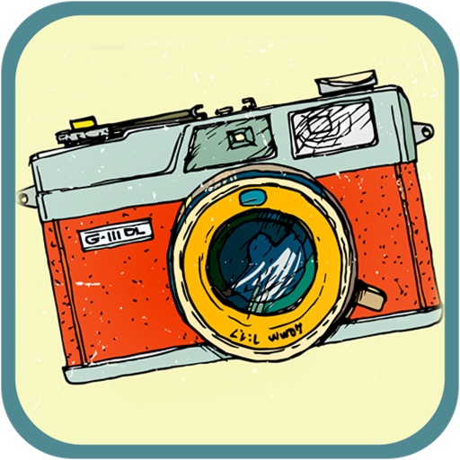 Картинка рисованного фотоаппарата Картинка рисованного фотоаппарата