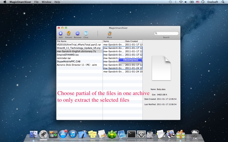 rar files for mac os x