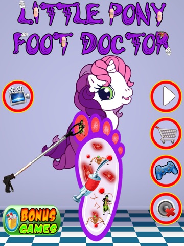 Pet Пони ног врач (доктор) - детские игры на iPad