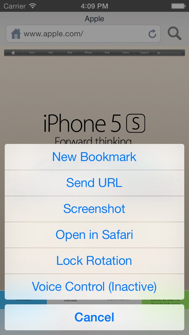 Screenshots of VanillaSurf for iPhone