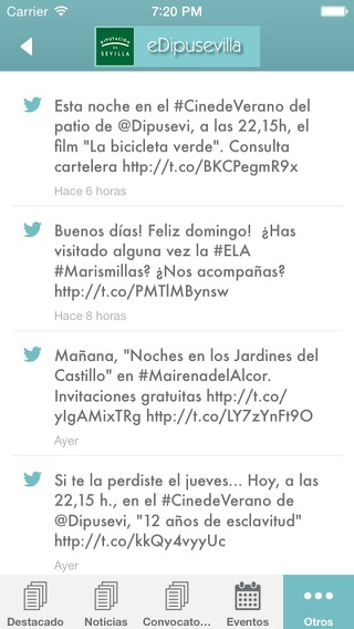 Captura de pantalla del iPhone 3