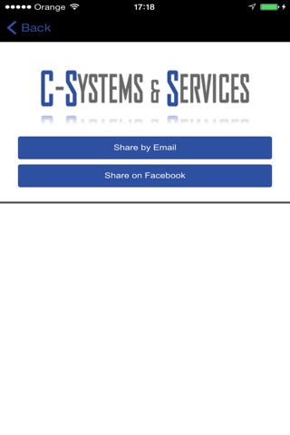Screenshot of C-Systems & Services