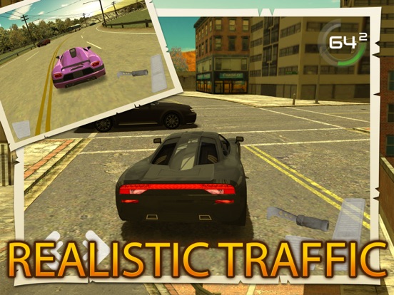 Screenshots of City Traffic Car Driving Parking Career Simulator for iPad