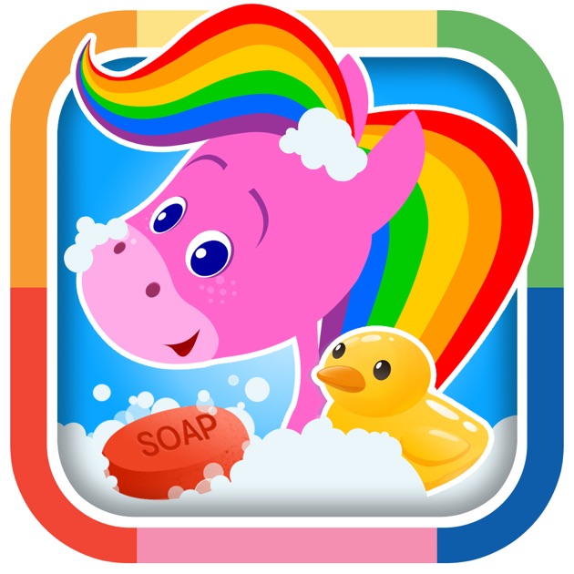 My Pet Rainbow Horse Virtual Pet Game for Kids：在 App Store 上的 App