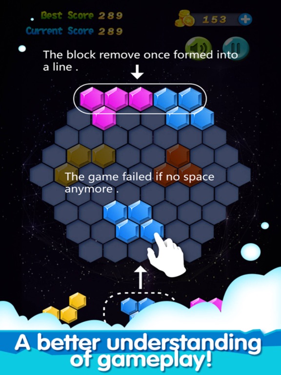 Hexagon square-games funのおすすめ画像2