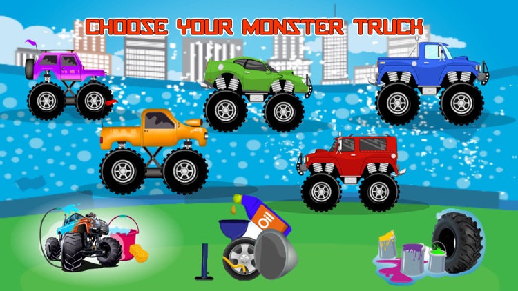 Monster Truck Wash And Repair－Funny Monster Car Clean Up And Care by zheng  nianchun