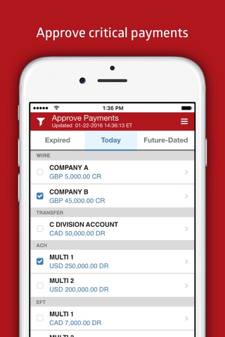 CIBC Mobile Business screenshot