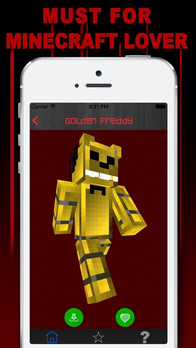 Screenshots of Free Skins for Minecraft PE (Pocket Edition)- Newest Skin for FNAF for iPhone