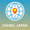 Chubu, Japan Map - Offline Map, POI, GPS, Directions japan map 