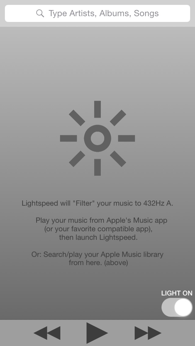 Lightspeed Device screenshot1
