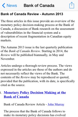 Central Banks screenshot