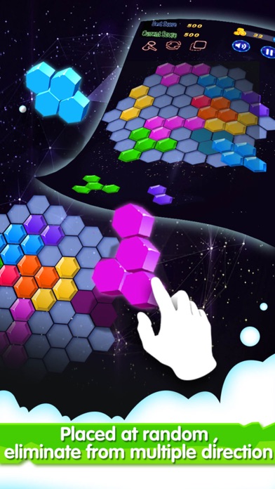 Hexagon square-games funのおすすめ画像3